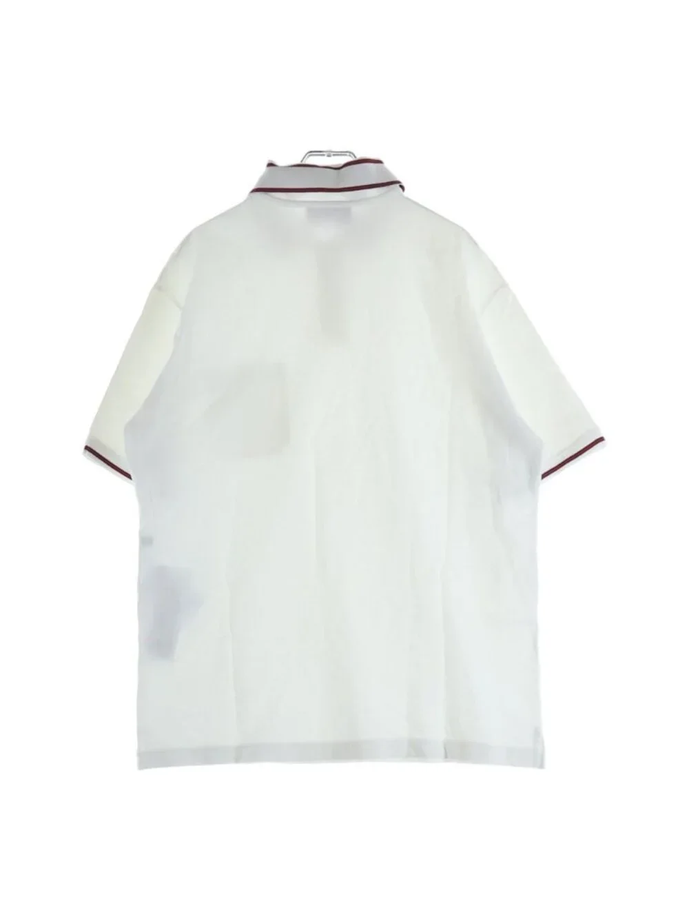 Gucci Collar Logo S Polo Color Short Sleeve Shirt White